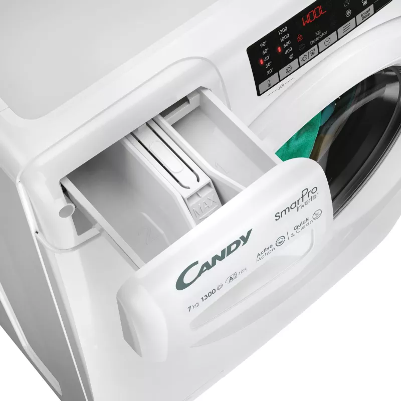 Candy CO4 374TWM6/1-S veļas mazgājamā mašīna ar priekšējo ielādi 7 kg 1300 RPM Balta