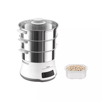 Tefal Convenient Series Deluxe VC502D tvaika katls 3 grozi Galda virsma 900 W Nerūsējošais tērauds, Balts
