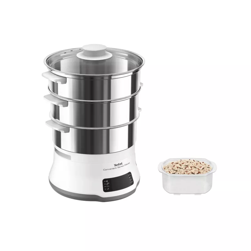 Tefal Convenient Series Deluxe VC502D tvaika katls 3 grozi Galda virsma 900 W Nerūsējošais tērauds, Balts
