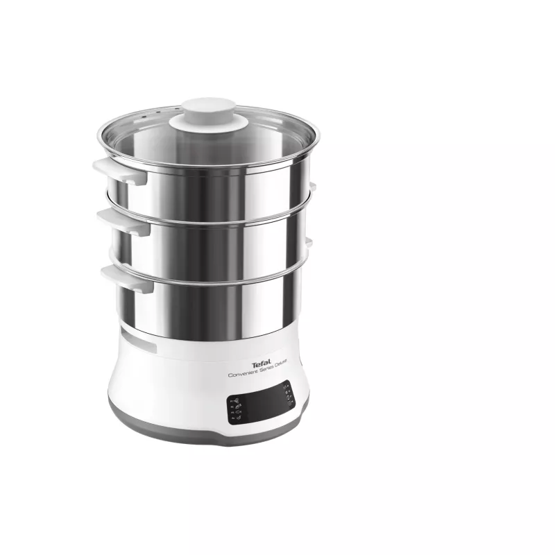Tefal Convenient Series Deluxe VC502D tvaika katls 3 grozi Galda virsma 900 W Nerūsējošais tērauds, Balts