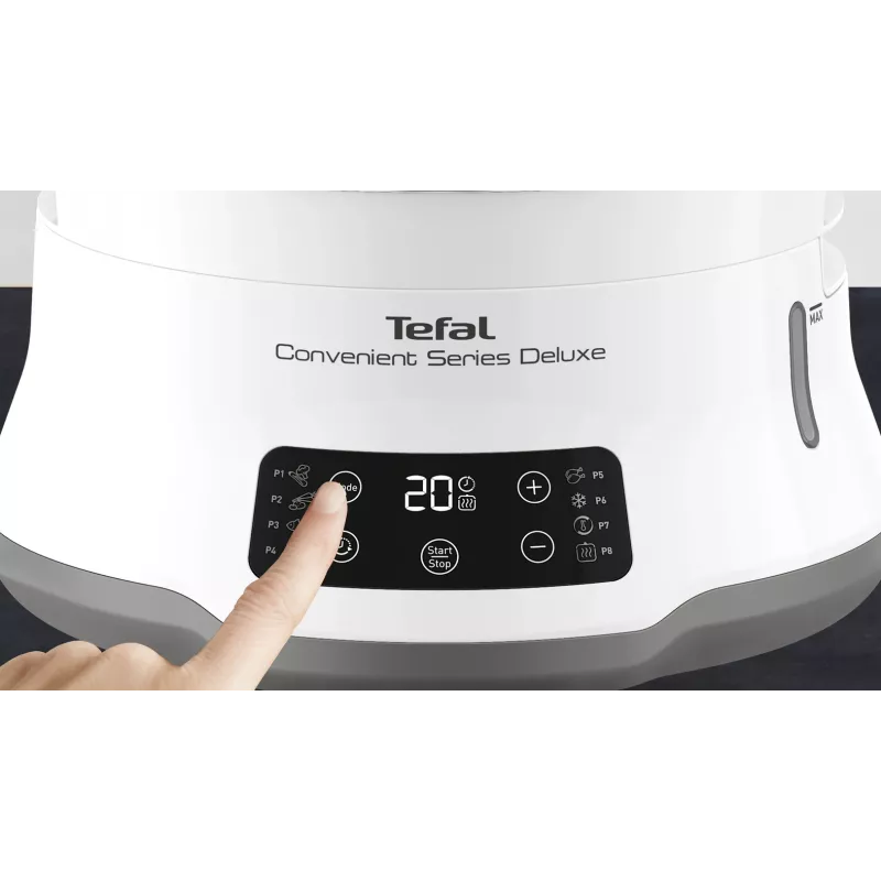 Tefal Convenient Series Deluxe VC502D tvaika katls 3 grozi Galda virsma 900 W Nerūsējošais tērauds, Balts