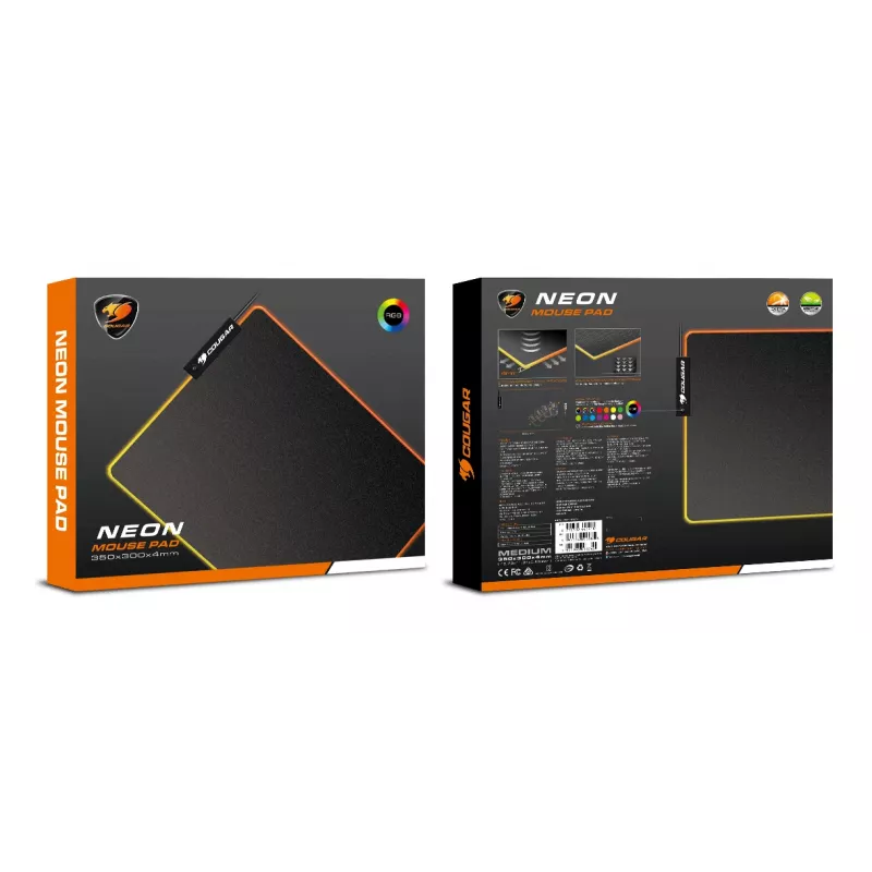 COUGAR Gaming pele Pad NEON, ARGB, 350x300