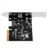 Silverstone ECU06 iekšējais USB 3.2 Gen 2 adapteris PCIe zema profila