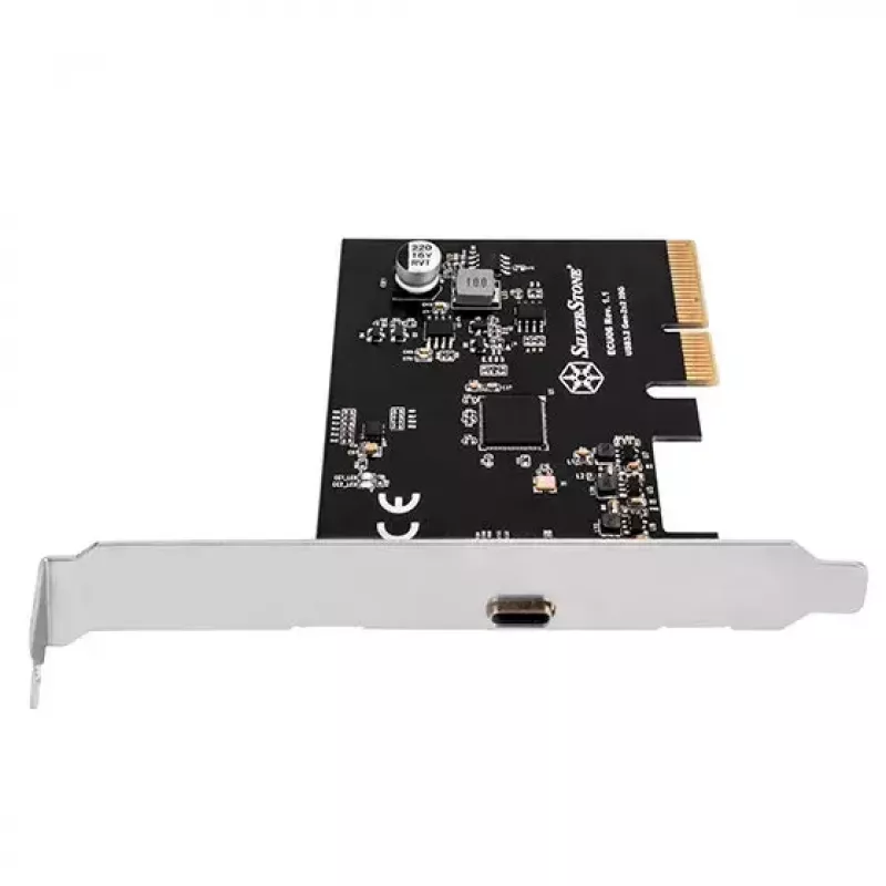 Silverstone ECU06 iekšējais USB 3.2 Gen 2 adapteris PCIe zema profila