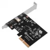 Silverstone ECU06 iekšējais USB 3.2 Gen 2 adapteris PCIe zema profila