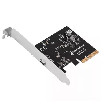 Silverstone ECU06 iekšējais USB 3.2 Gen 2 adapteris PCIe zema profila