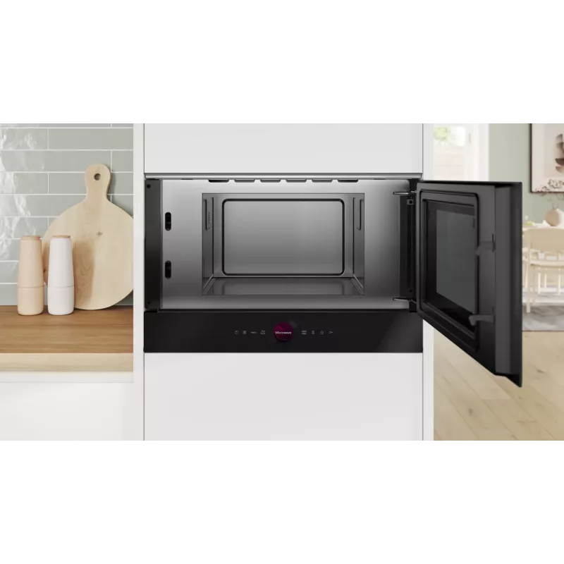 Bosch Serie 8 BFR7221B1 mikroviļņu krāsns Melna Solo mikroviļņu krāsns Iebūvējams 21 L 900 W
