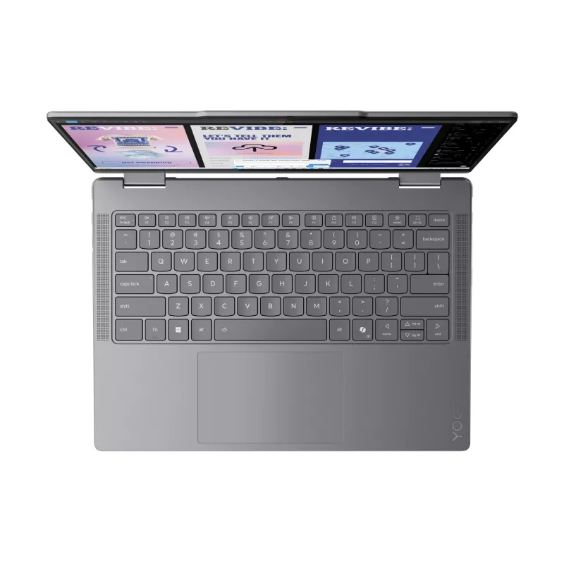 Portatīvais dators Lenovo YOGA 7 2-in-1 14 collu Ultra 5 226V, 16GB LPDDR5x, 1TB NVMe, OLED WUXGA, Windows 11 Home, Luna Grey