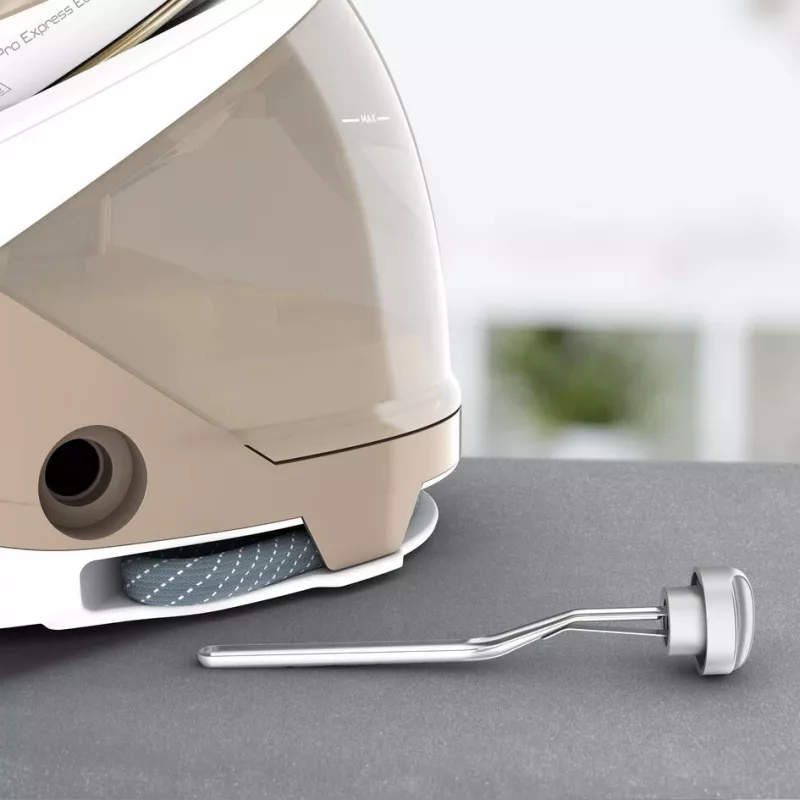 Tefal Pro Express Eco GV9E22E0 tvaika gludināšanas stacija 2200 W 1,8 L Durilium AirGlide Autoclean zole Bēša, Balta