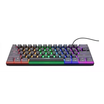 Trust GXT 867 Acira tastatūra spēlēm USB QWERTY US English melna
