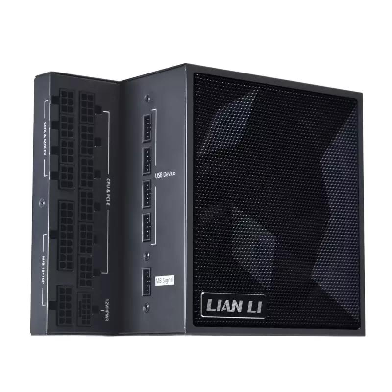 Lian Li EDGE EG1000 1000 W ATX 3.1 barošanas bloks, 80 PLUS Platinum, melns