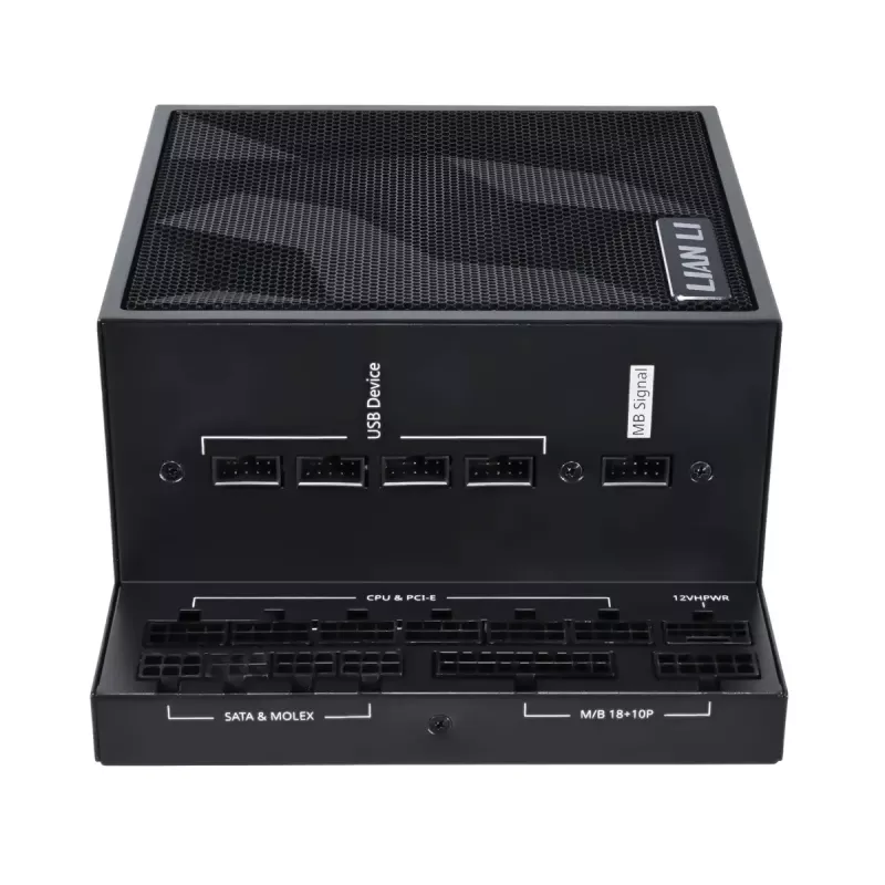 Lian Li EDGE EG1000 1000 W ATX 3.1 barošanas bloks, 80 PLUS Platinum, melns