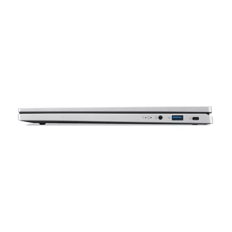 Hibrīds (2-in-1) klēpjdators Acer Aspire Go Spin 14 AGSP14-31PT-C72L — 14 collu WUXGA skārienekrāns, Intel N150, 16 GB LPDDR5, 512 GB SSD, Windows 11 Home, sudraba krāsā