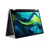 Hibrīds (2-in-1) klēpjdators Acer Aspire Go Spin 14 AGSP14-31PT-C72L — 14 collu WUXGA skārienekrāns, Intel N150, 16 GB LPDDR5, 512 GB SSD, Windows 11 Home, sudraba krāsā