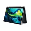 Hibrīds (2-in-1) klēpjdators Acer Aspire Go Spin 14 AGSP14-31PT-C72L — 14 collu WUXGA skārienekrāns, Intel N150, 16 GB LPDDR5, 512 GB SSD, Windows 11 Home, sudraba krāsā