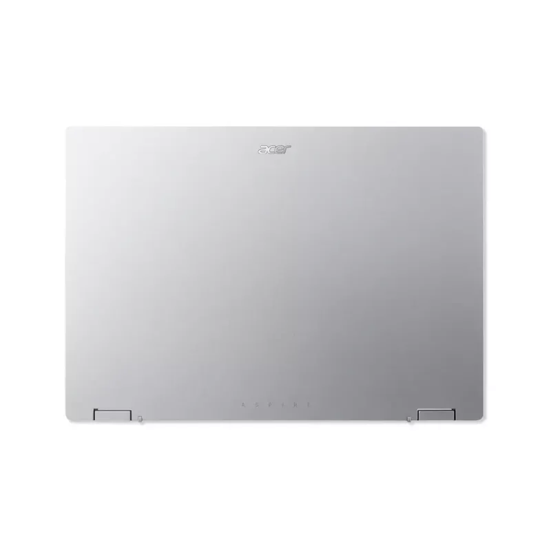 Hibrīds (2-in-1) klēpjdators Acer Aspire Go Spin 14 AGSP14-31PT-C72L — 14 collu WUXGA skārienekrāns, Intel N150, 16 GB LPDDR5, 512 GB SSD, Windows 11 Home, sudraba krāsā