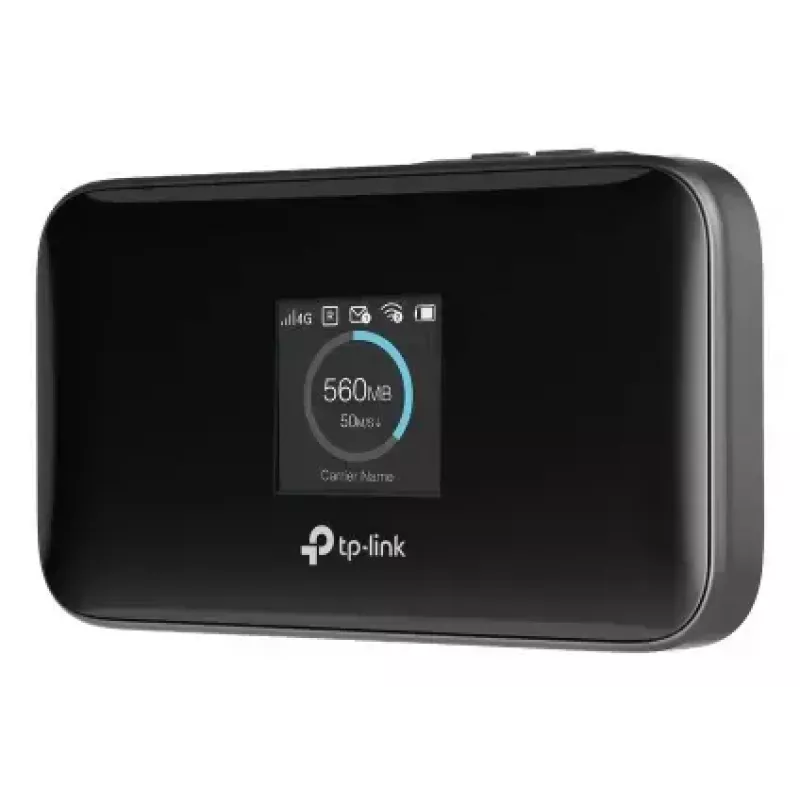 Šūnu tīkla maršrutētājs TP-LINK M7750 — Pārnēsājams LTE-Advanced 4G, 600 Mb/s, 5 GHz Wi‑Fi 5, NanoSIM, MicroSD, 3280 mAh baterija