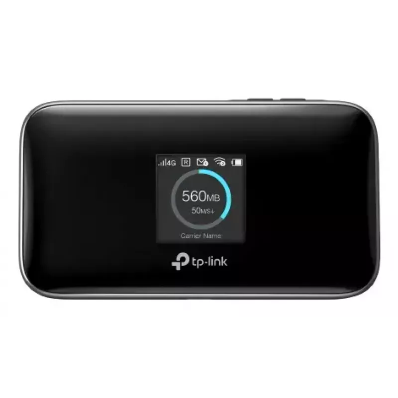Šūnu tīkla maršrutētājs TP-LINK M7750 — Pārnēsājams LTE-Advanced 4G, 600 Mb/s, 5 GHz Wi‑Fi 5, NanoSIM, MicroSD, 3280 mAh baterija