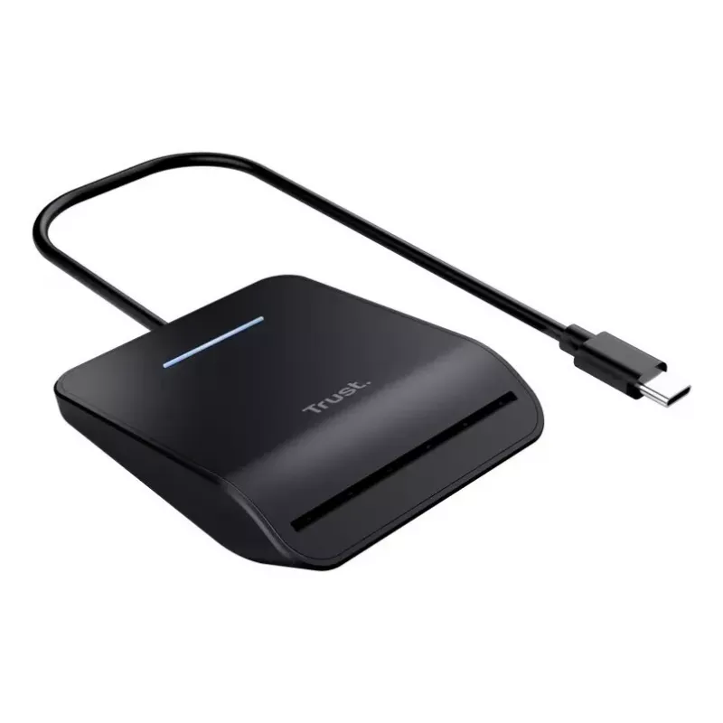 Trust Primo viedkaršu lasītājs Iekštelpām USB USB Type-C Melns