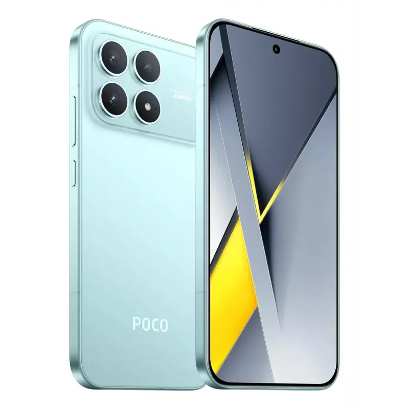 Mobilais tālrunis POCO F8 Pro Dual SIM 5G Snapdragon 8 Elite, 12GB RAM, 256GB, 6.59 collu displejs, 50MP trīskāršā kamera, 6210 mAh, zils