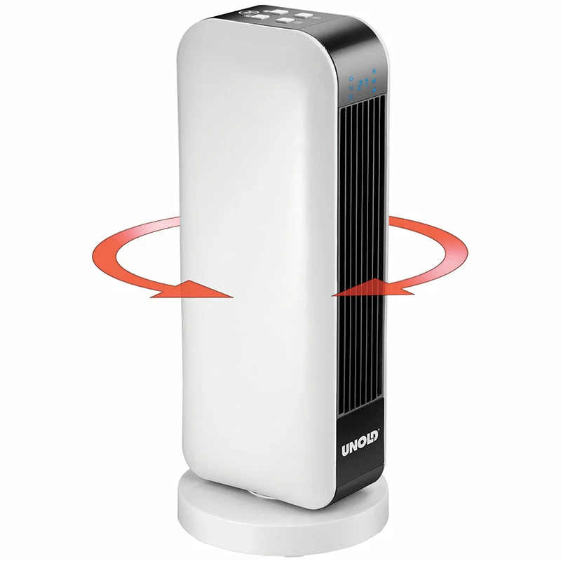 Unold 86430 elektriskais sildītājs iekštelpām melns, balts 2000 W ventilatora elektriskais sildītājs