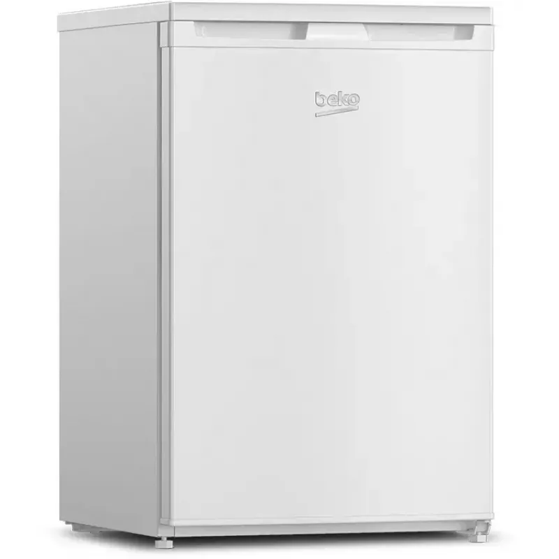 Brīvi stāvošs ledusskapis BEKO TSE1284N — 114 L kopējā (101 L ledusskapis / 13 L saldētava), E klase, 54×59×84 cm, balts