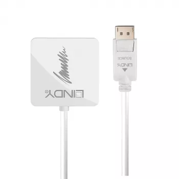 Lindy DisplayPort 1.2 uz HDMI 1.4, DVI un VGA aktīvais pārveidotājs