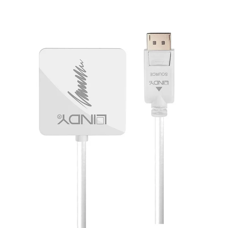 Lindy DisplayPort 1.2 uz HDMI 1.4, DVI un VGA aktīvais pārveidotājs