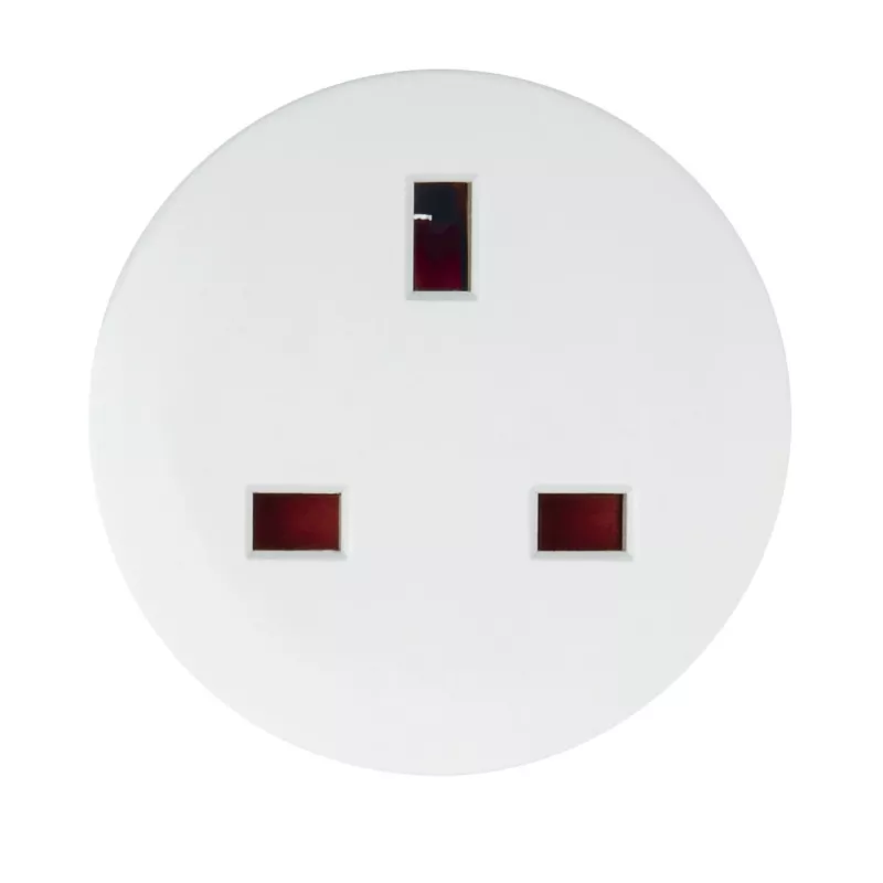 Hama 00223452 strāvas spraudņa adapteris F tips G tips (UK) Balts