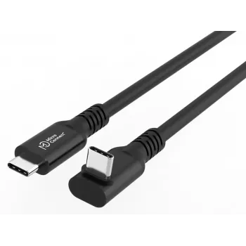 USB C–USB C kabelis MicroConnect MC-USB3.2CC015-FA USB 3.2 Gen 2x2 0,15 m melns