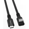 USB-C — USB-C kabelis MicroConnect MC-USB3.2CC1-FA — USB 3.2 Gen 2x2, 1 m, melns