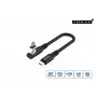 USB4 Gen 3x2 USB-C uz USB-C kabelis MicroConnect MC-LS-USB4CC0.15-A — 0,15 m, melns
