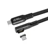 USB4 Gen 3x2 USB-C uz USB-C kabelis MicroConnect MC-LS-USB4CC0.15-A — 0,15 m, melns