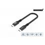 Microconnect USB4CC015 USB kabelis USB4 Gen 3x2 0.15 m USB C Melns