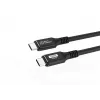 Microconnect USB4CC015 USB kabelis USB4 Gen 3x2 0.15 m USB C Melns