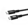 Microconnect USB4CC015-240W USB kabelis USB4 Gen 3x2 0,15 m USB C melns