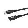 USB-C uz USB-C kabelis MicroConnect USB3.2CC015EX, USB 3.2 Gen 2x2, 0,15 m, melns