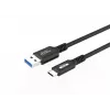 Microconnect USB3.2AC015 USB kabelis USB 3.2 Gen 2 (3.1 Gen 2) 0,15 m USB C USB A Melns