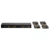 Lindy 70m Cat.6 4x4 HDMI 4K60 Matrix Extender, 3840 x 2160 pikseļi, AV raidītājs un uztvērējs, 70 m, vadu savienojums, melns, HDCP