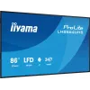 Digitālā reklāmas planšete IIYAMA LH8664UHS-B3AG — 85,6 collas (2,17 m) 3840x2160 4K IPS, 450 cd/m², Wi‑Fi, Android, 24/7, melna