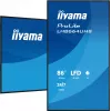 Digitālā reklāmas planšete IIYAMA LH8664UHS-B3AG — 85,6 collas (2,17 m) 3840x2160 4K IPS, 450 cd/m², Wi‑Fi, Android, 24/7, melna