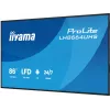 Digitālā reklāmas planšete IIYAMA LH8664UHS-B3AG — 85,6 collas (2,17 m) 3840x2160 4K IPS, 450 cd/m², Wi‑Fi, Android, 24/7, melna