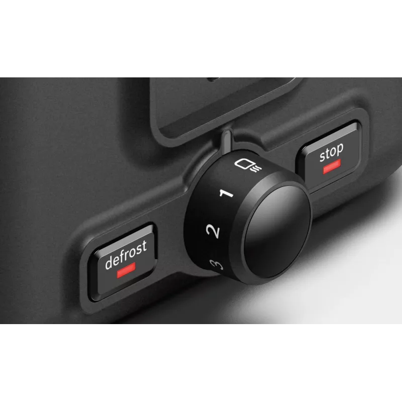 Bosch TAT3P423 tosteris 2 šķēles 970 W Melns