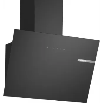 Bosch Serie 2 DWK65DK60 tvaika nosūcējs, piestiprināms pie sienas, melns, 430 m³/h