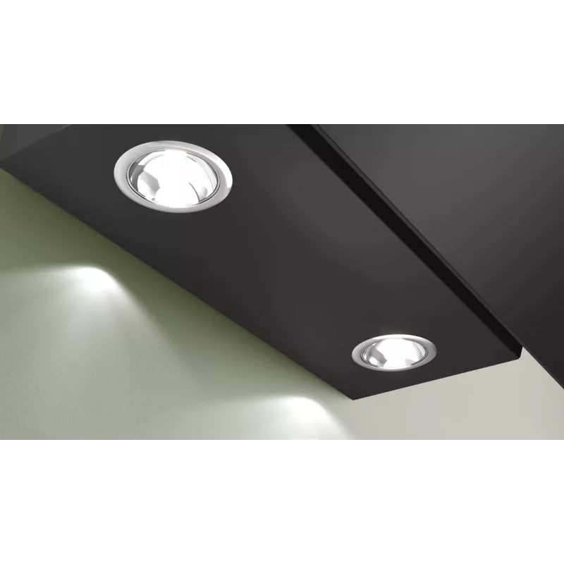 Bosch Serie 2 DWK65DK60 tvaika nosūcējs, piestiprināms pie sienas, melns, 430 m³/h