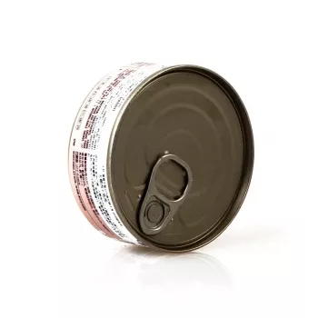 Mitrā kaķu barība 3coty Tītars ar trušu gaļu, 80 g bundžiņa — pilnvērtīga barība pieaugušiem kaķiem, olbaltumvielas 20%, tauki 9%