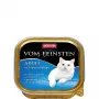 Mitrā kaķu barība animonda Vom Feinsten Mature Salmon 100 g — pieaugušiem, paplāte, bez lipekļa un sojas