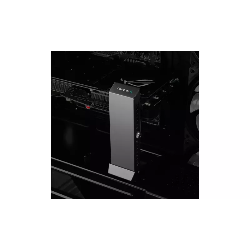Grafikas karšu turētājs DeepCool GH-01 Universal, melns, 52,6×60,6×163,7 mm