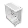 PC korpuss MODECOM VOLCANO STELLAR PLUS MIDI BALTS — Midi Tower, microATX, rūdīts stikls, USB-C, atbalsta GPU 420 mm