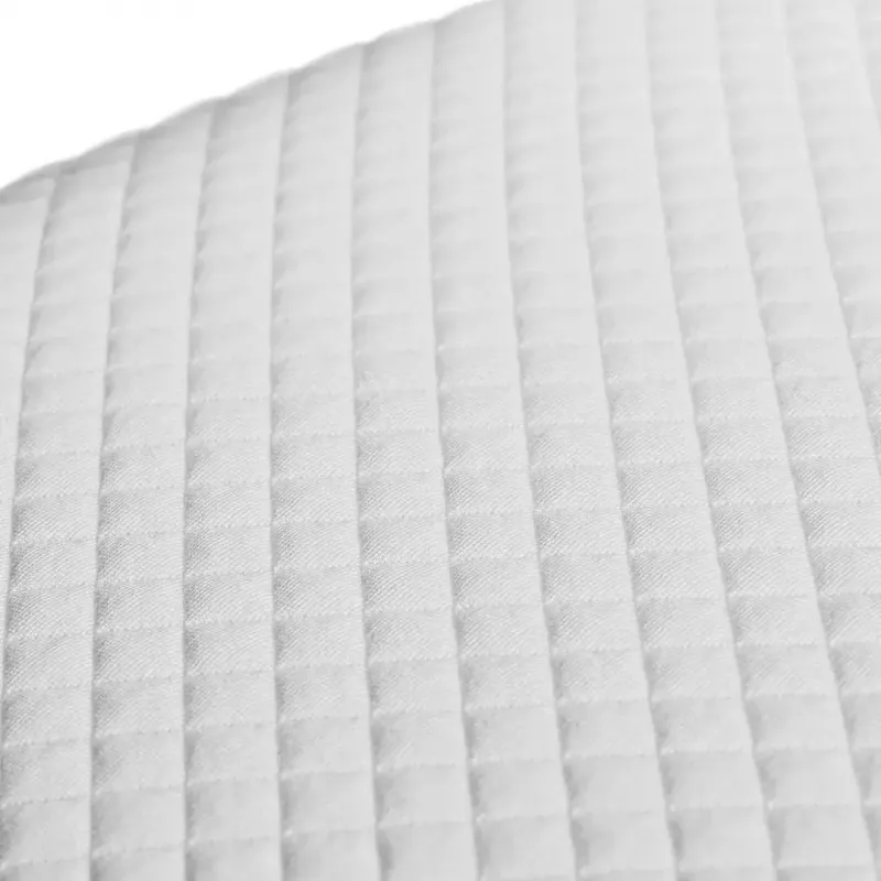 Ortopēdiskais kakla spilvens ActionMed CERVICAL MED PILLOW PO100AM — putu pildījums, 550×360×120 mm, mazgājams pārvalks, balts